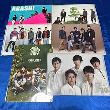 嵐 ワクワク学校2014 クリアファイル6個セット 嵐 - 【値下げ】嵐 ワクワク学校2014 クリアファイルセットの